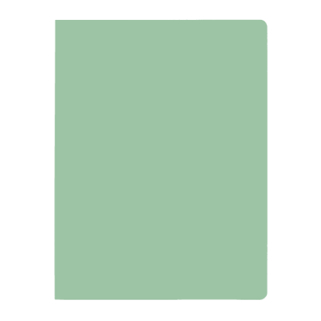 4544-SUBCARPETA SIMPLES PASTEL 180 GRS FOLIO COLOR VERDE GIO 400040609