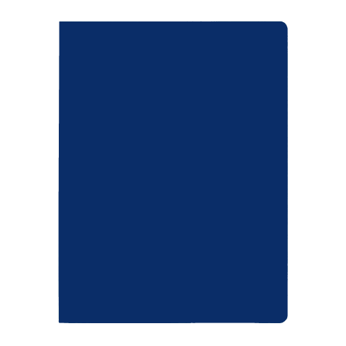 4548-SUBCARPETA SIMPLES INTENSAS 250 GRS FOLIO COLOR AZUL OSCURO  GIO 400040489