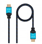 4581-Nanocable Cable HDMI V2.0 4K@60GHz 18 Gbps A/M-A/M, negro, 2.0 m.