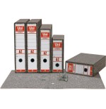 4590-ARCHIVADOR CLASICO 1/4A 65MM SIN RADO COLOR GRIS UNISYSTEM CLASICO 7359071