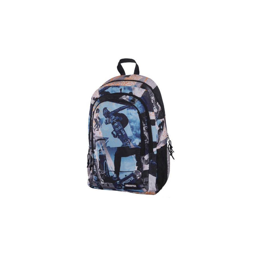 4752-MOCHILA DOBLE UNKEEPER SKATE BOARDING 32,5 X 43 X 13,5 CM. UNKEEPER 80506625970