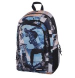 4752-MOCHILA DOBLE UNKEEPER SKATE BOARDING 32,5 X 43 X 13,5 CM. UNKEEPER 80506625970