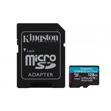4816-Kingston Technology Canvas Go! Plus memoria flash 128 GB MicroSD Clase 10 UHS-I