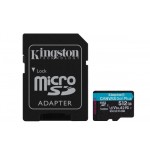 4818-Kingston Technology Canvas Go! Plus memoria flash 512 GB MicroSD Clase 10 UHS-I
