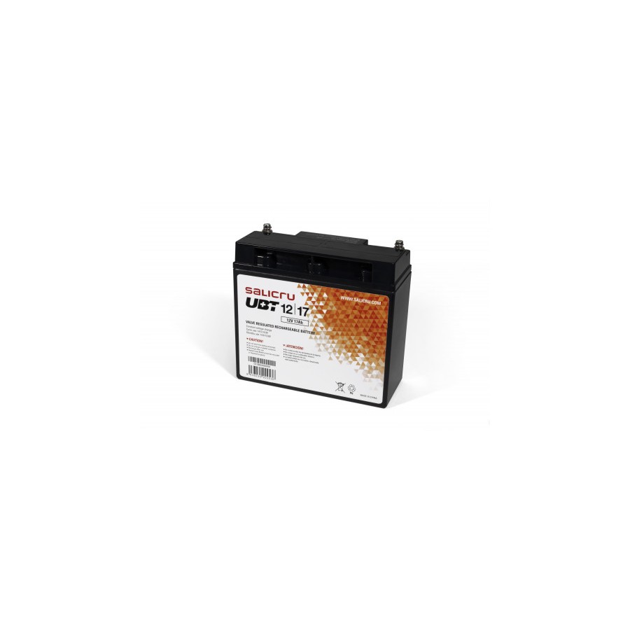 4858-Salicru UBT 12/17 - Bateria AGM recargable de 17 Ah