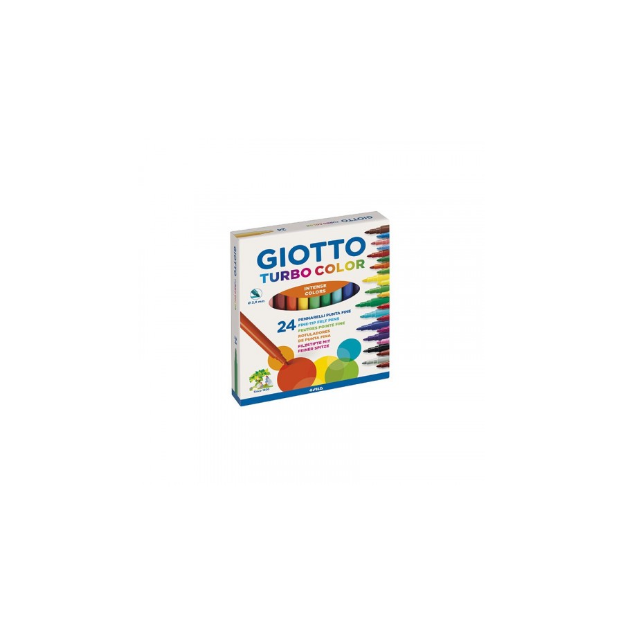 4865-ESTUCHE 24 ROTULADORES TURBO COLOR GIOTTO F417000