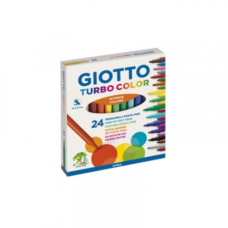 4865-ESTUCHE 24 ROTULADORES TURBO COLOR GIOTTO F417000