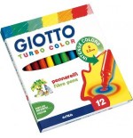 4866-ESTUCHE 12 ROTULADORES TURBO COLOR GIOTTO F416000