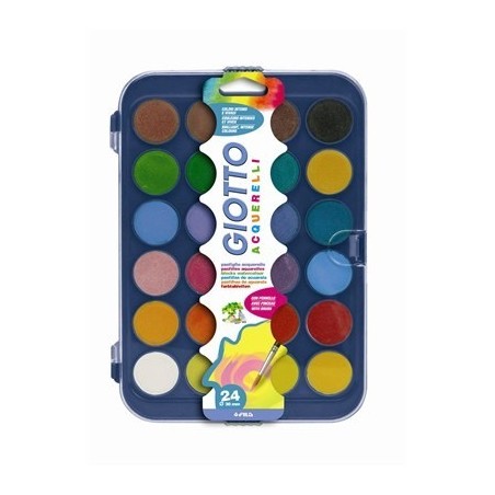 4874-ESTUCHE 24 ACUARELAS 30MM GIOTTO F352400