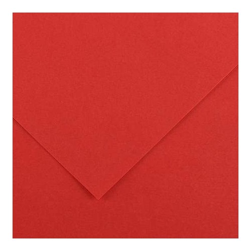 4902-PAQUETE 50 HOJAS CARTULINA IRIS A4 185G ROJO GUARRO CANSON C200040162