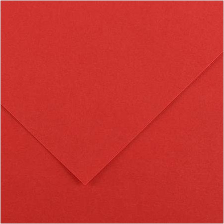 4902-PAQUETE 50 HOJAS CARTULINA IRIS A4 185G ROJO GUARRO CANSON C200040162