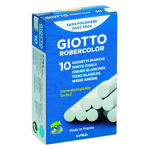 4916-CAJA 10 TIZAS BLANCAS GIOTTO F538700