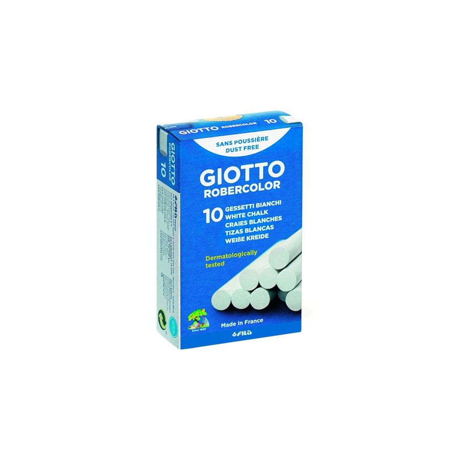 4916-CAJA 10 TIZAS BLANCAS GIOTTO F538700