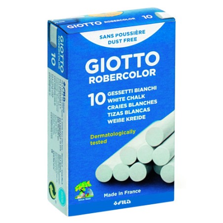 4916-CAJA 10 TIZAS BLANCAS GIOTTO F538700