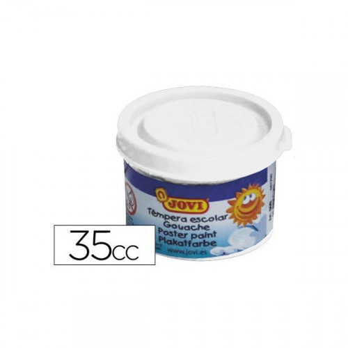 4970-ESTUCHE TEMPERA ESCOLAR 5 BOTES 35 ML - BLANCO JOVI 50301
