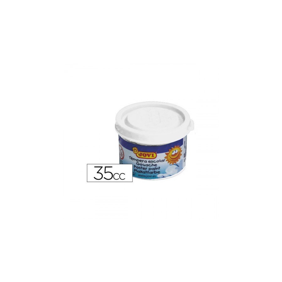 4970-ESTUCHE TEMPERA ESCOLAR 5 BOTES 35 ML - BLANCO JOVI 50301