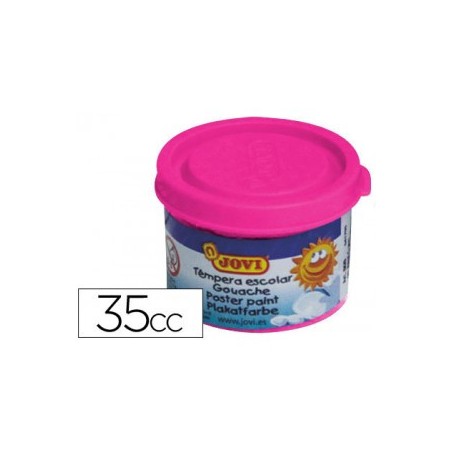 4974-ESTUCHE TEMPERA ESCOLAR 5 BOTES 35 ML - MAGENTA JOVI 50308