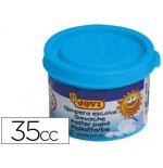 4979-ESTUCHE TEMPERA ESCOLAR 5 BOTES 35 ML - AZUL CYAN JOVI 50321
