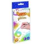 4985-ESTUCHE 8 ROTULADORES GLITTER COLORES SURTIDOS JOVI 1608G