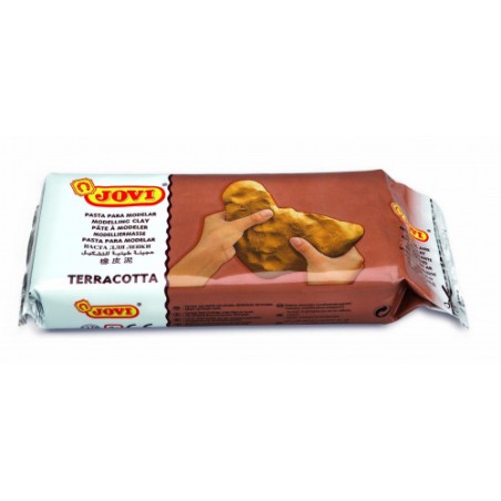 4994-PASTILLA PASTA MODELAR AIR DRY ENDURECIBLE AL AIRE 1000 G TERRACOTTA JOVI 89