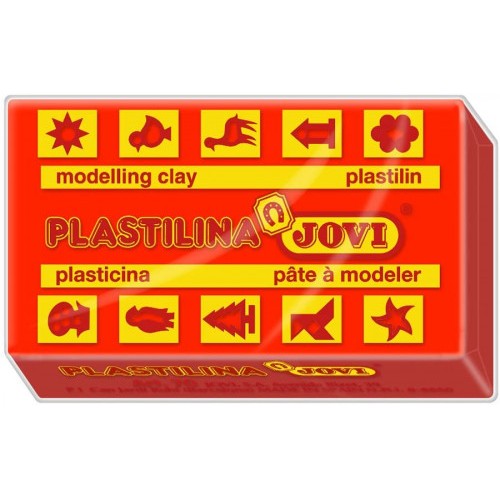 4998-CAJA 30 PASTILLAS PLASTILINA 50 G - ROJO JOVI 7005