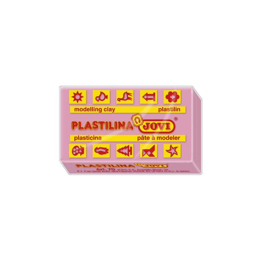 4999-CAJA 30 PASTILLAS PLASTILINA 50 G - ROSA JOVI 7007