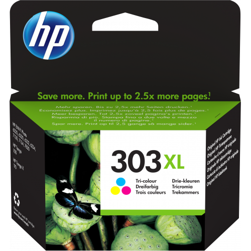 5-HP 303XL PACK CARTUCHO DE TINTA TRICOLOR HP303XL (T6N03AE#ABE)
