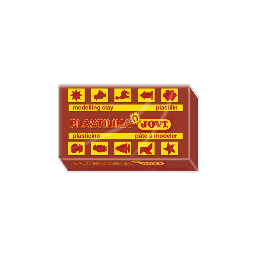 5001-CAJA 30 PASTILLAS PLASTILINA 50 G - MARRON JOVI 7009