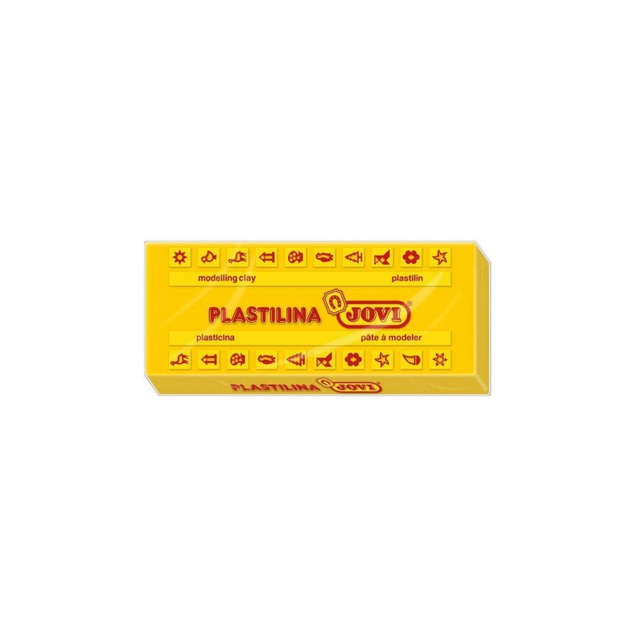 5010-CAJA 15 PASTILLAS PLASTILINA 150 G - AMARILLO OSCURO JOVI 7103