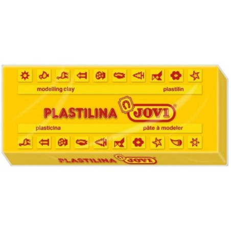 5010-CAJA 15 PASTILLAS PLASTILINA 150 G - AMARILLO OSCURO JOVI 7103