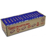 5033-CAJA 15 PASTILLAS PLASTILINA 350 G - AZUL OSCURO JOVI 7213