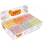 5036-CAJA EXPOSITORA 30 PASTILLAS PLASTILINA 50 G COLORES PASTEL (5 UDS X 6 COLORES)  JOVI 70P