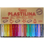 5039-CAJA EXPOSITORA 15 PASTILLAS PLASTILINA 350 G COLORES SURTIDOS JOVI 72S