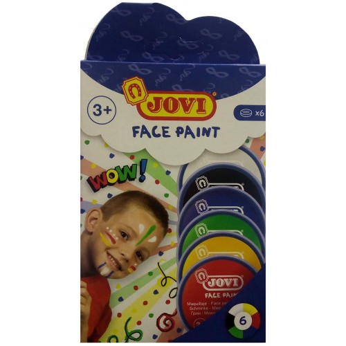 5040-ESTUCHE 6 BOTES FACE PAINT 8 ML COLORES SURTIDOS JOVI 171