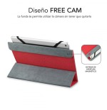 5073-SUBBLIM Funda Tablet Freecam Case 10,1" Red