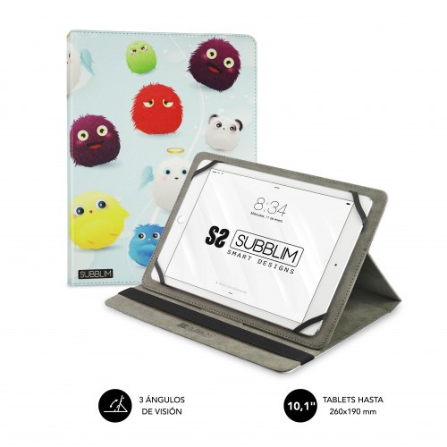 5074-SUBBLIM Funda Tablet Universal TRENDY CASE FURRY 10.1"