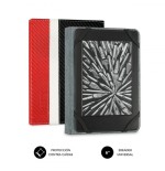 5084-SUBBLIM Funda Libro Electronico Clever Ebook Case 6" Red