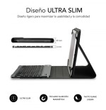 5095-SUBBLIM Funda con Teclado KEYTAB PRO BLUETOOTH 10,1" Red