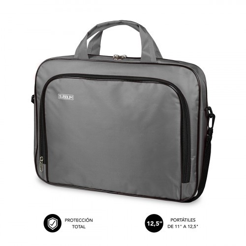5107-SUBBLIM Maletin Ordenador Oxford Laptop Bag 11-12,5" Grey
