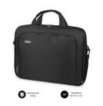 5109-SUBBLIM Maletin Ordenador Oxford Laptop Bag 13,3"-14" Black