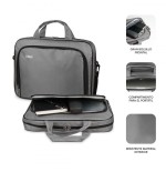 5112-SUBBLIM Maletin Ordenador Oxford Laptop Bag 13,3"-14" Grey