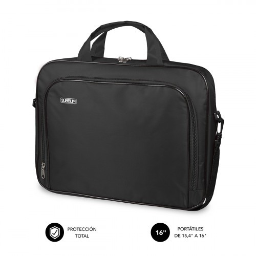 5113-SUBBLIM Maletin Ordenador Oxford Laptop Bag 15,4-16" Black