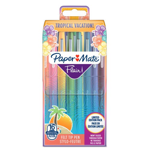 5148-PACK 16 ROTULADORES FLAIR ORIGINAL TROPICAL PAPER MATE 2061396