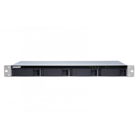 5166-QNAP TL-R400S caja para disco duro externo Carcasa de disco duro/SSD Negro, Gris 2.5/3.5"