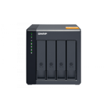 5172-QNAP TL-D400S caja para disco duro externo Carcasa de disco duro/SSD Negro, Gris 2.5/3.5"