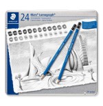 5196-ESTUCHE DE METAL CON 24 LAPICES, GRADUACIONES STAEDTLER 100 G24