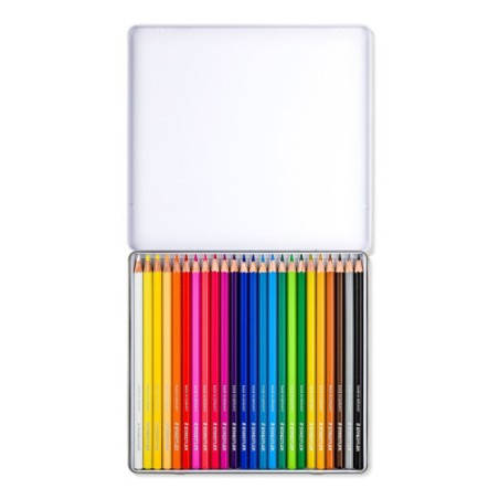 5209-ESTUCHE METALICO CON 24 LAPICES, COLORES SURTIDOS STAEDTLER 146C M24