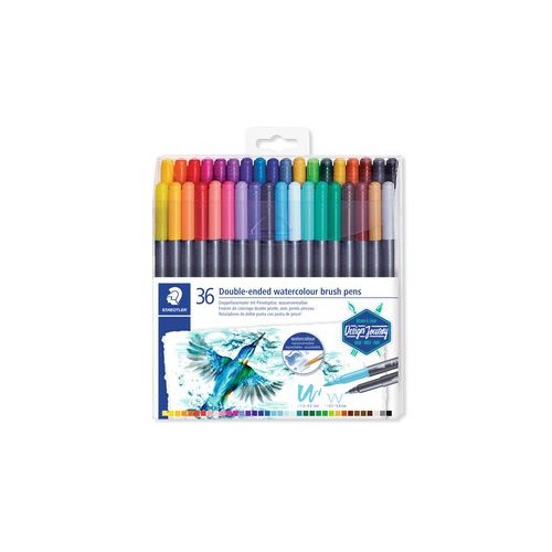5242-ESTUCHE DE PLASTICO CON 36 ROTULADORES, COLORES SURTIDOS STAEDTLER 3001 TB36