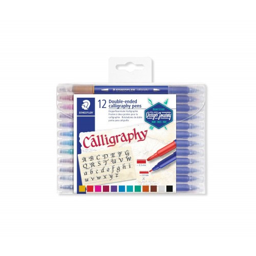 5245-ESTUCHE DE PLASTICO CON 12 ROTULADORES, COLORES SURTIDOS STAEDTLER 3005 TB12