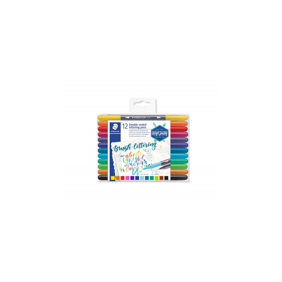 5247-ESTUCHE DE PLASTICO CON 12 ROTULADORES, COLORES SURTIDOS STAEDTLER 3004 TB12